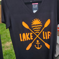 Small lake life t-shirt