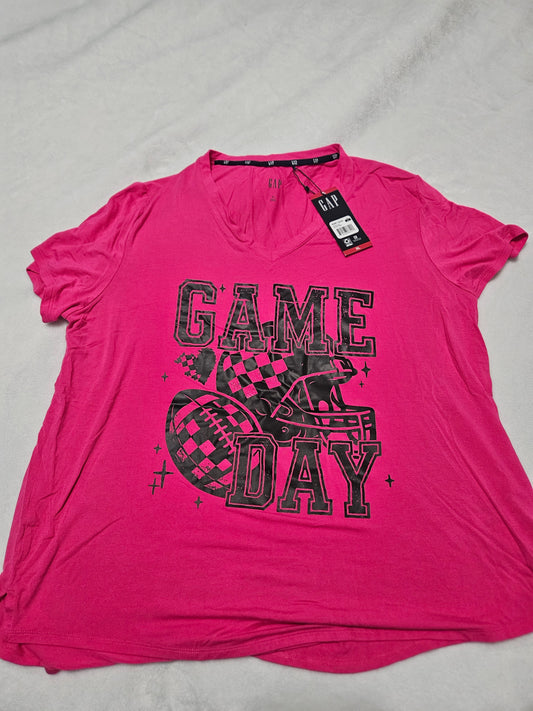 Pink Game Day tee