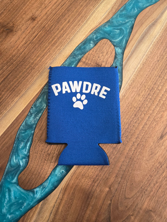 Blue can koozies