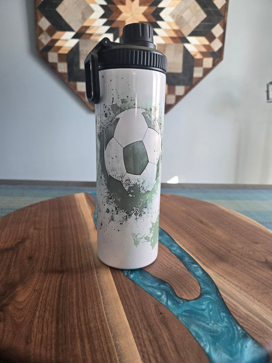 Soccer water bottle