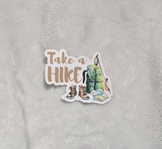 Hiking sticker