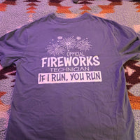 Blue Firework T-shirt