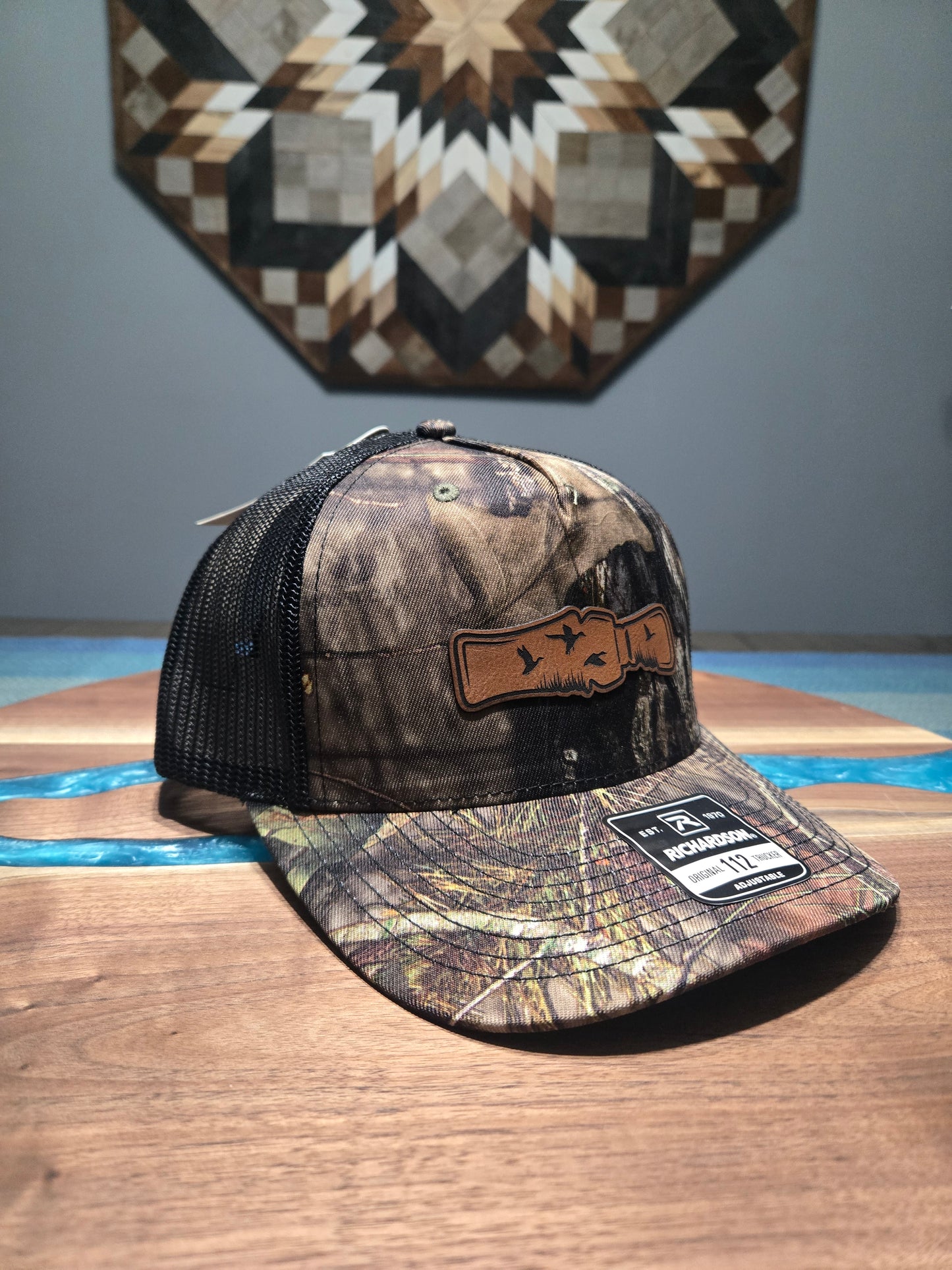 Camo duck call hat