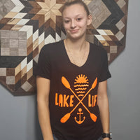 Small lake life t-shirt