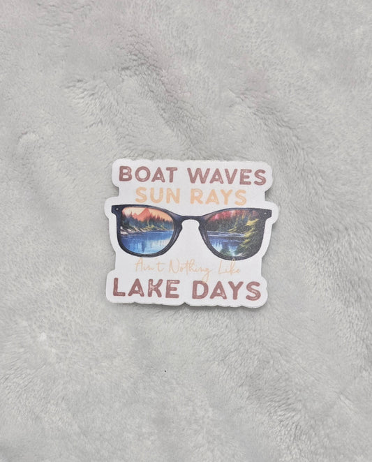 Lake days sticker