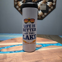 Life is Better at the lake water bottle