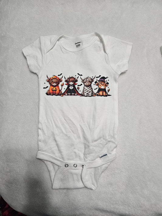 Halloween Cows Onsie